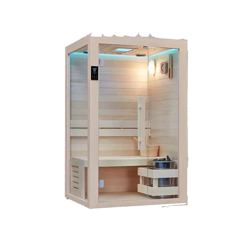 To-personers vulkansk sten sauna